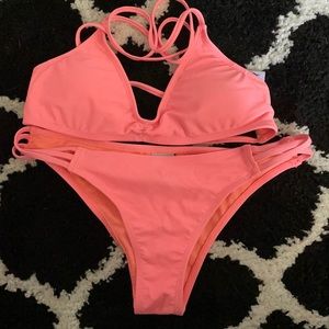 Peachy colored bikini❤️‍🔥